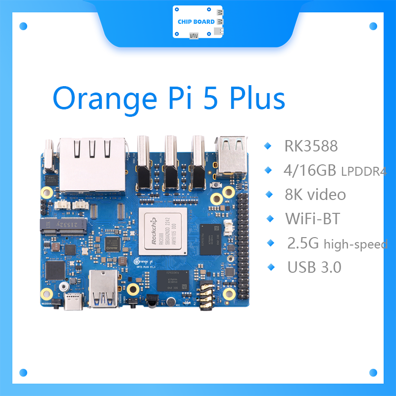 Radxa Rock 5B 16Gb - Orange Pi 5 Plus Komputer Papan