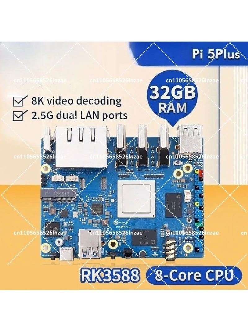 Orange Pi 5 Plus 32Gb - Orange Pi 5 plus Komputer Papan
