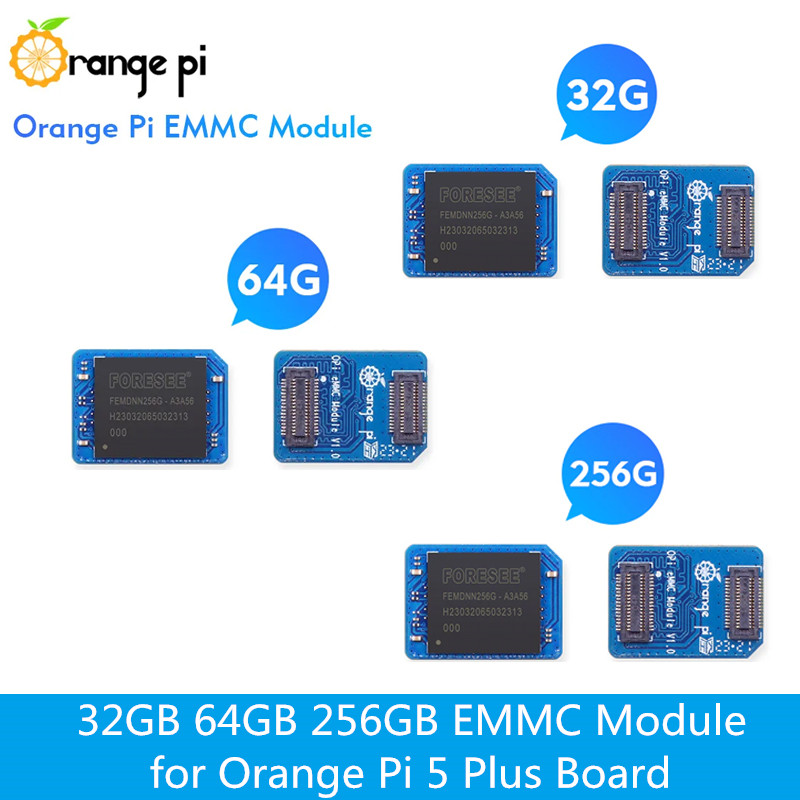 Orange Pi 5 Plus 32Gb - Oranye Pi 32GB 64GB 256GB modul