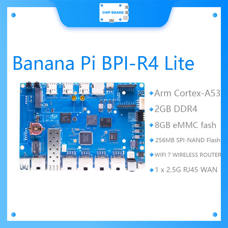 Bananapi Bpi R4 Wifi 7 - Banana Pi BPI-R4 Lite dilengkapi dengan