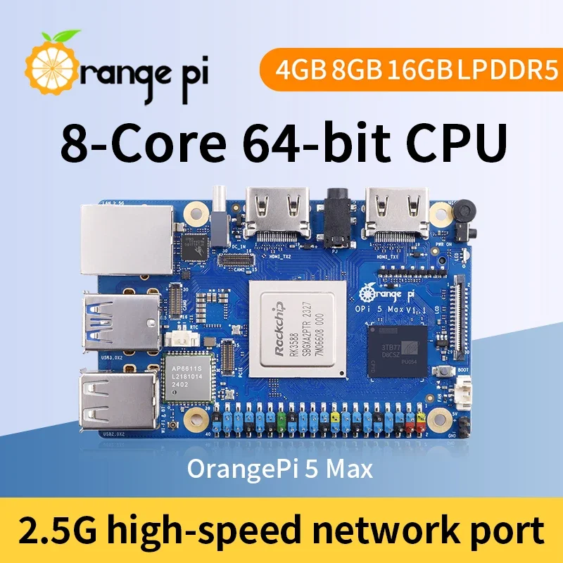 Orange Pi 5 Max 8GB / 16GB RAM - Orange Pi 5 Max Rk3588 ulasan dan harga