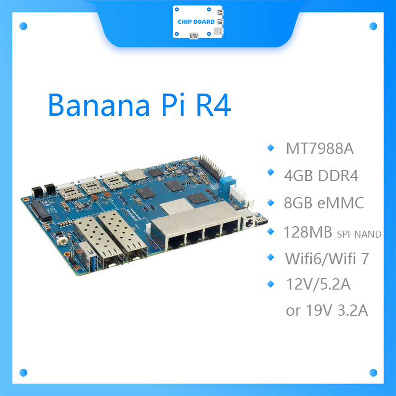 Banana Pi BPI R4 Wifi 7 papan  - Bananapi Bpi R4 Wifi 7 ulasan dan harga