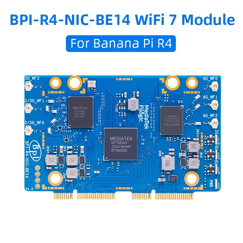 Modul WiFi 7 BPI-R4 BPI-R4-NIC - Bananapi Bpi R4 Wifi 7 ulasan dan harga